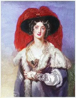 Famous and Influential People Gallery: Portrait of Julia Floyd (1795-1859) wife of British statesman Sir Robert Peel by Sir Thomas Lawrence