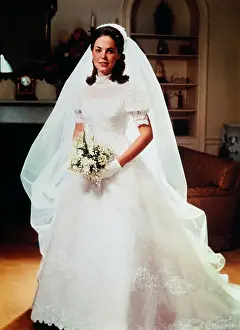 Portrait of Julie Nixon in Wedding Dress