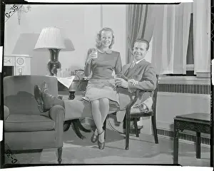 Portrait of June Allyson and Dick Powell