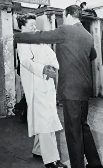 Portrait of Katharine Hepburn with Robert Helpmann