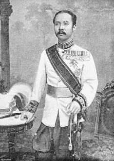 Siam Prints: Portrait of King Chulalongkorn I