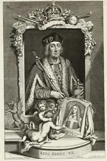 Portrait of King Henry VII with Smaller Portrait of Queen Elizabeth of York