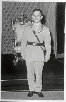Hussein Prints: Portrait of King Hussein of Jordan