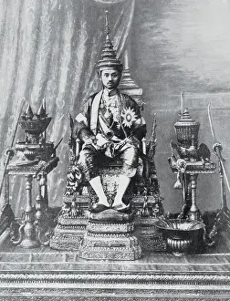 Siam Prints: Portrait of King Prajadhipok