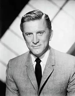 Portrait of Kirk Douglas in Suit and Tie