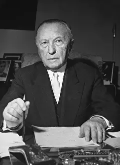 Portrait of Konrad Adenauer