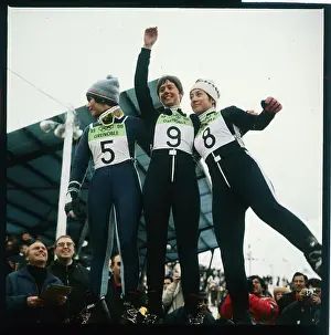 Chamrousse Prints: Portrait of the Ladies Giant Slalom Medalists