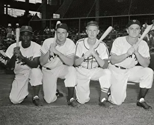 Portrait of Four Leading Batters in All Star Game