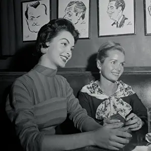 Portrait of Leona Gage and Debbie Reynolds