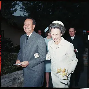 Firestone Prints: Portrait of Leonard K. Firestone and Mrs. Stuart A. Heatley