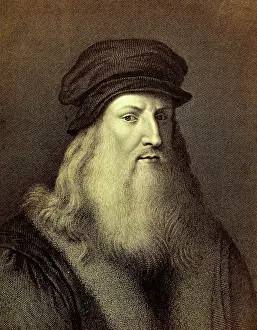 Portrait of Leonardo Da Vinci