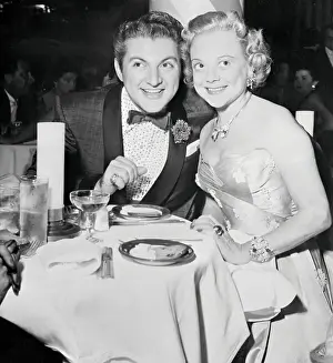 Portrait of Liberace and Sonja Henie