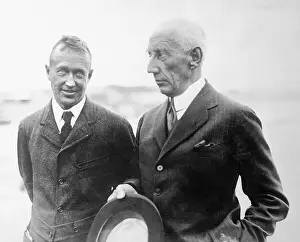 Portrait of Lincoln Ellsworth and Roald Amundsen