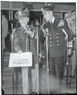 Gruenther Prints: Portrait of Lord Mountbatten and Alfred M. Gruenther