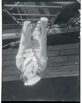 Long Beach Prints: Portrait of Loretta Turnbull in Sailor Uniform