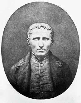 Blind Prints: Portrait Of Louis Braille