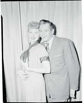Portrait of Lucille Ball and Desi Arnaz