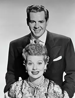 Portrait of Lucille Ball and Desi Arnaz