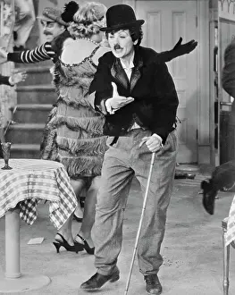 Portrait of Lucille Ball Impersonating Charlie Chaplin