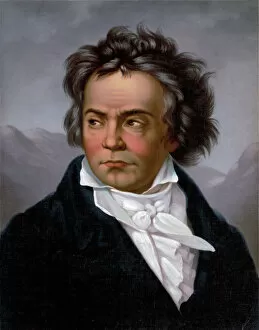 Ludwig van Beethoven (1770-1827) Collection: Portrait of Ludwig Van Beethoven