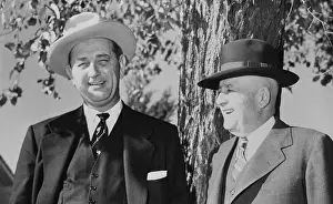 Portrait of Lyndon Johnson with Sam Rayburn