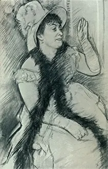 Huty20653 Prints: Portrait Of Madame X, C19Th Century. Artist: Edgar Degas
