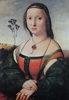 Activities Prints: Portrait of Maddalena Doni, by Raffaello Sanzio da Urbino