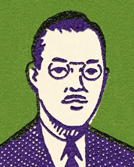Salesperson Prints: Portrait of a Man