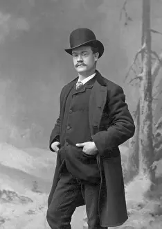 Portrait Of A Man In Derby Hat