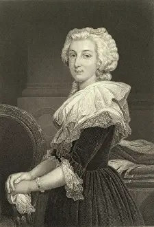 Comforting Prints: Portrait of Marie Antoinette Smiling