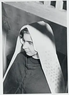Marie Dionne Prints: Portrait of Marie Dionne Wearing Robes of a Sister