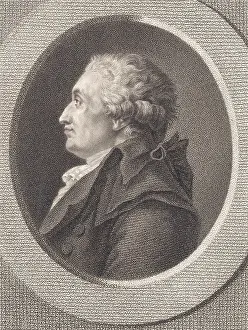 Philosophy Prints: Portrait of Marie-Jean-Antoine-Nicolas de Caritat Condorcet