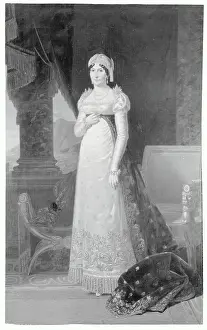 Portrait of Marie Letizia Ramolino of Versailles Museum
