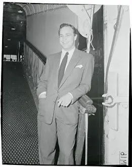 Prints of (Original Caption). Marlon Brando had his passport stolen from his friends car Aug. 3rd out of a 51 Chevy at 8 West 71st St The Iconic Moments Captured: Portrait of Marlon Brando