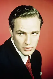 Prints of Portrait of Marlon Brando (Photo by VCG Wilson/Bettmann Archive) The Iconic Moments Captured: Portrait of Marlon Brando