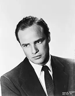 Prints of Portrait of Marlon Brando The Iconic Moments Captured: Portrait of Marlon Brando