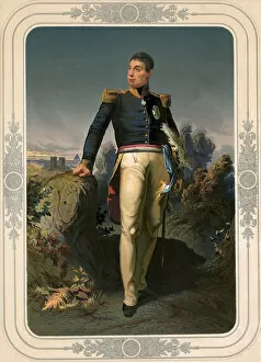 Famous Military Leaders Collection: Portrait of Marquis de Lafayette (1757-1834)