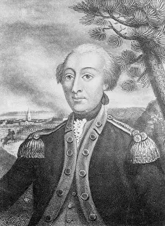 Portrait of Marquis de Lafayette During Revolution