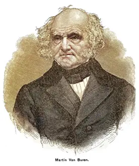 Portrait of Martin Van Buren, eighth president of the United States