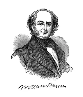 Portrait of Martin Van Buren, eighth president of the United States