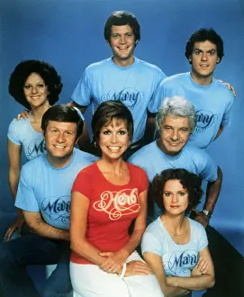 Portrait of Mary Tyler Moore with Cast
