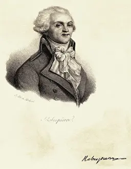 Portrait Of Maximilien Robespeirre