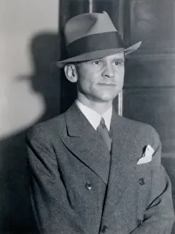 Portrait of Melvin Purvis Posing in Hat