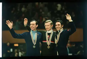 Grenoble Prints: Portrait of Men's Figure Skating Medalists