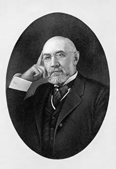 Steel Prints: Portrait Of Merchant Isador Straus