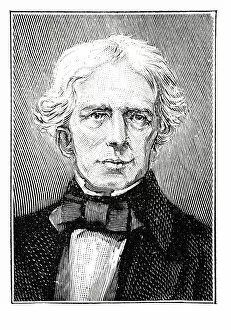 Portrait of Michael Faraday, british scientist, 1791-1867