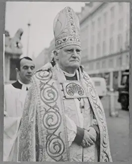 Archbishop Prints: Portrait of Michael Ramsey