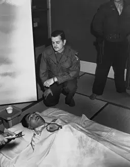 Portrait of Military Officers with Japanese Premier After His Suicide