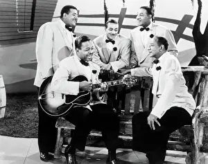 Portrait of Mills Brothers Singing Group