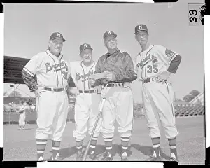 Portrait of Milwaukee Braves Coaching Staff